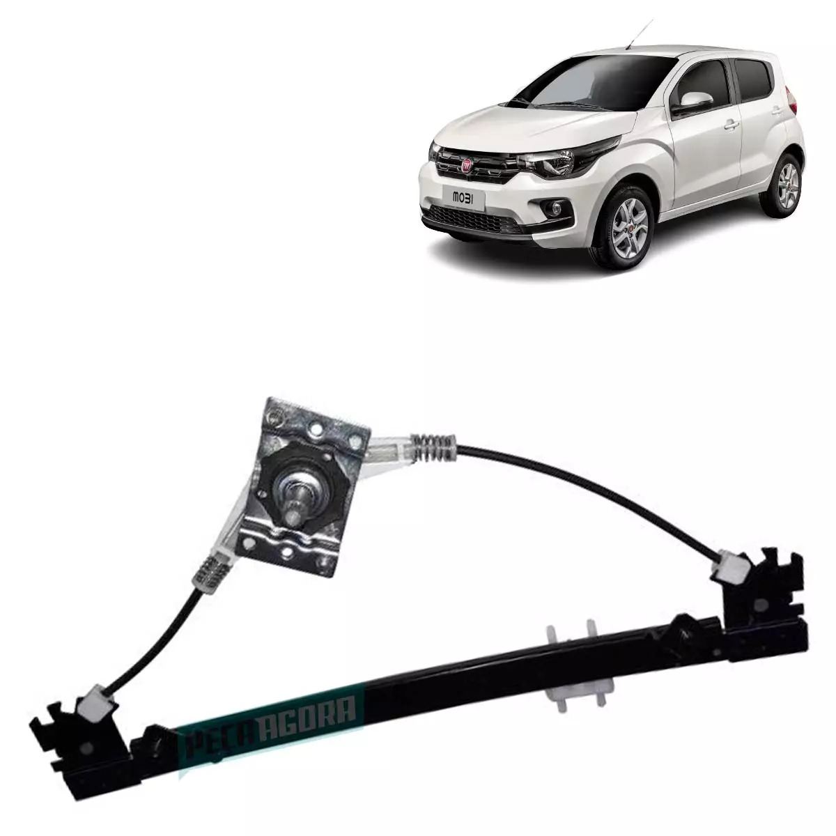 MAQUINA VIDRO MANUAL TRASEIRA DIR MOBI 2016 EM DIANTE STRADA 2021 CABINE DUPLA (