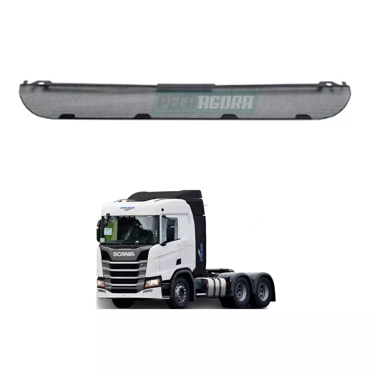 TELA PARACHOQUE SCANIA SERIE 6 (1865188-CL490)