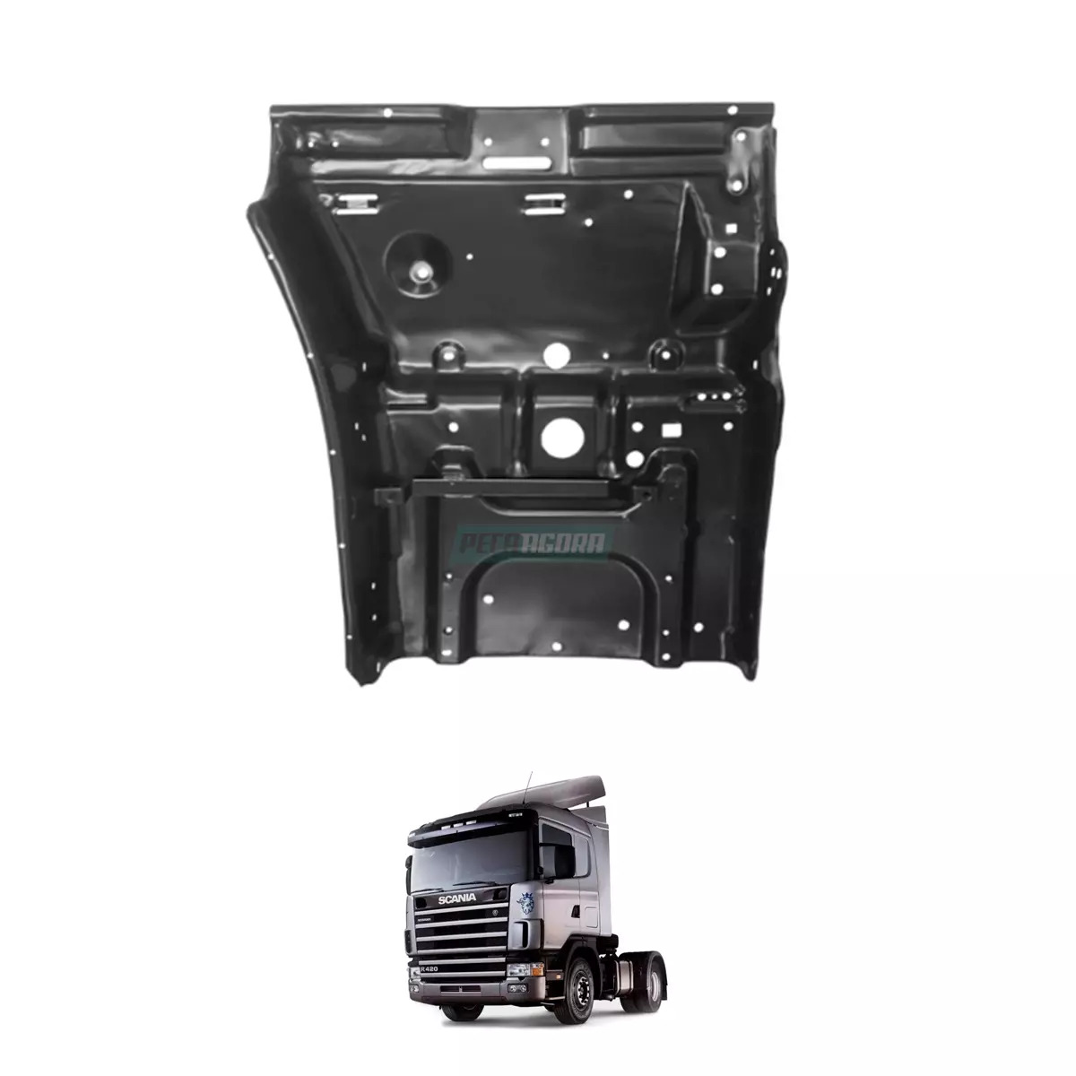 CHAPA DOS ESTRIBOS LD SCANIA S4  (1515194-CL427D)