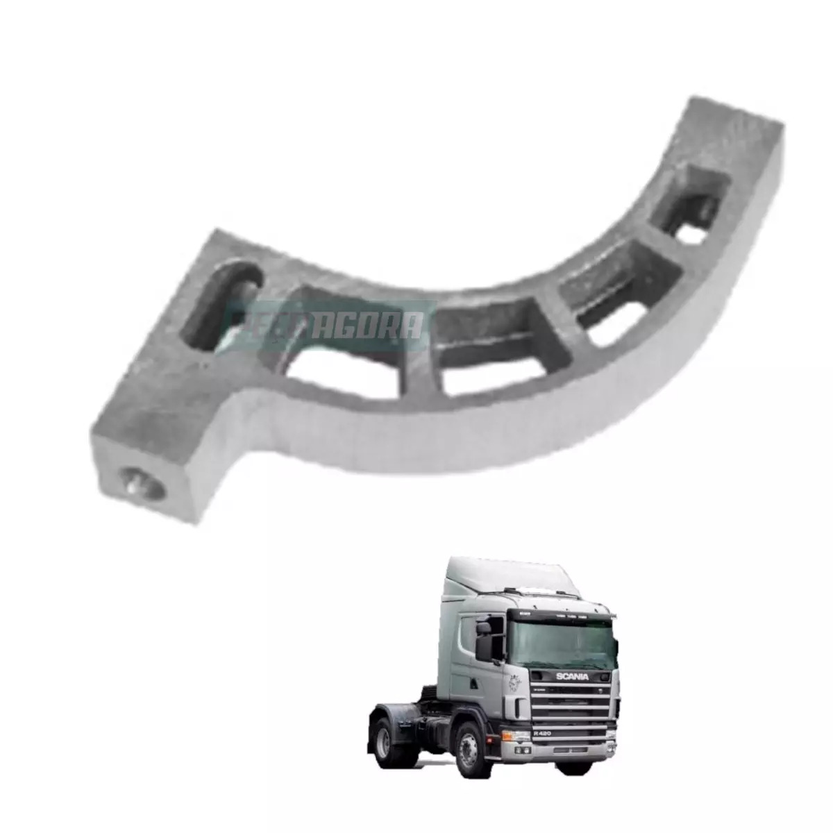 CAIXA 2 SUPORTE DA SAIA RADIADOR PARA SCANIA TODOS PGR 2006 EM DIANTE (CX.151845