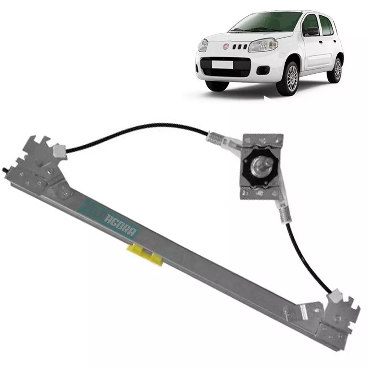 MAQUINA VIDRO MANUAL DIANTEIRA DIR UNO 2010 EM DIANTE 4 PORTAS (51835597-R1417D)