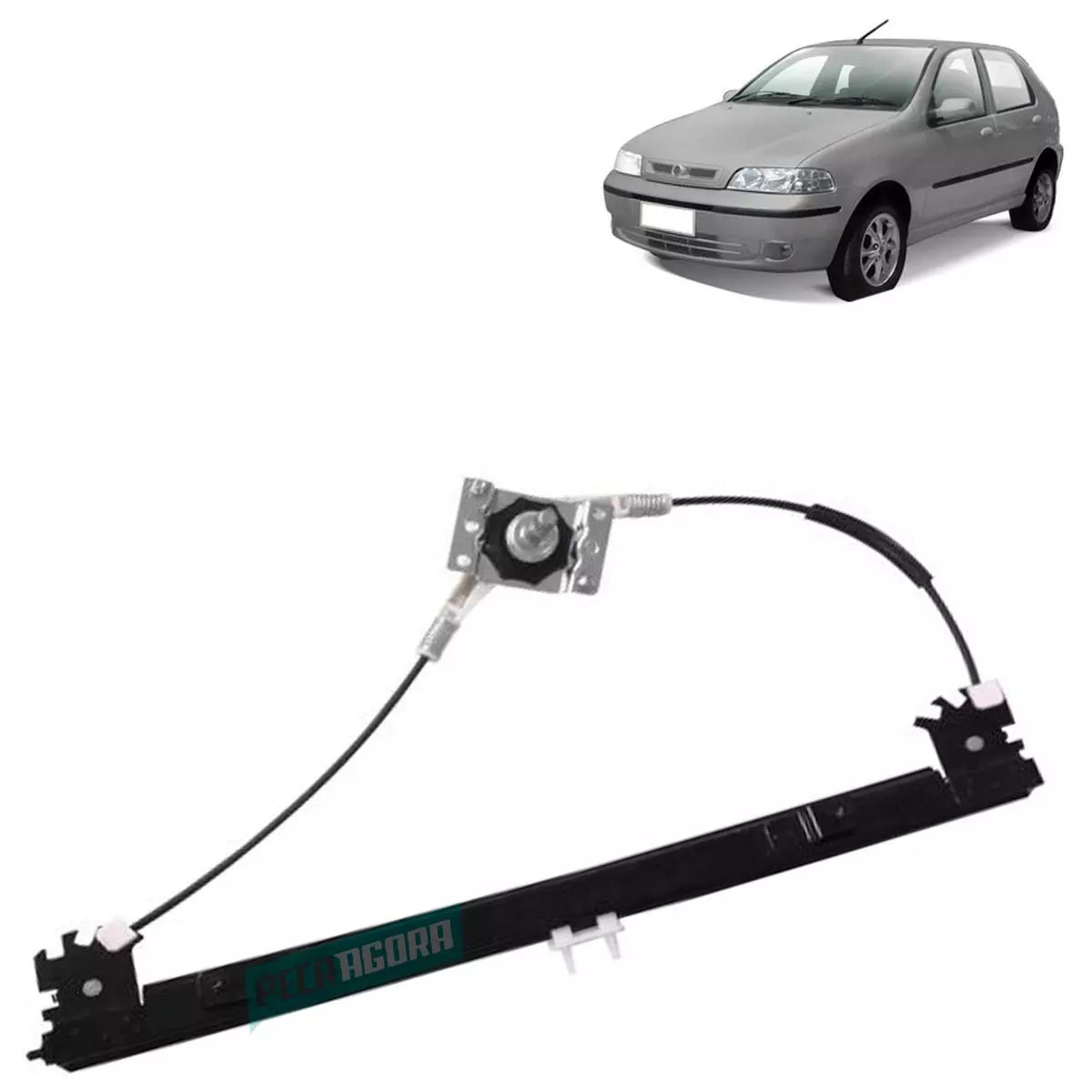 MAQUINA VIDRO MANUAL DIANTEIRA DIR PALIO 96 A 17 WEEKEND 97 EM DIANTE SIENA 97 A