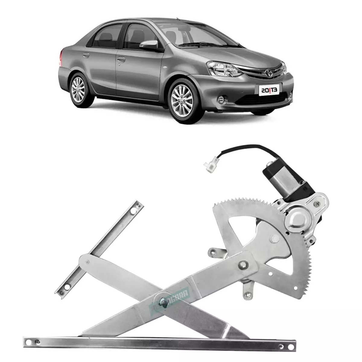 MAQUINA VIDRO ELETRICA DIANTEIRA DIR COM MOTOR MABUCHI 12V ETIOS 12 EM DIANTE (6