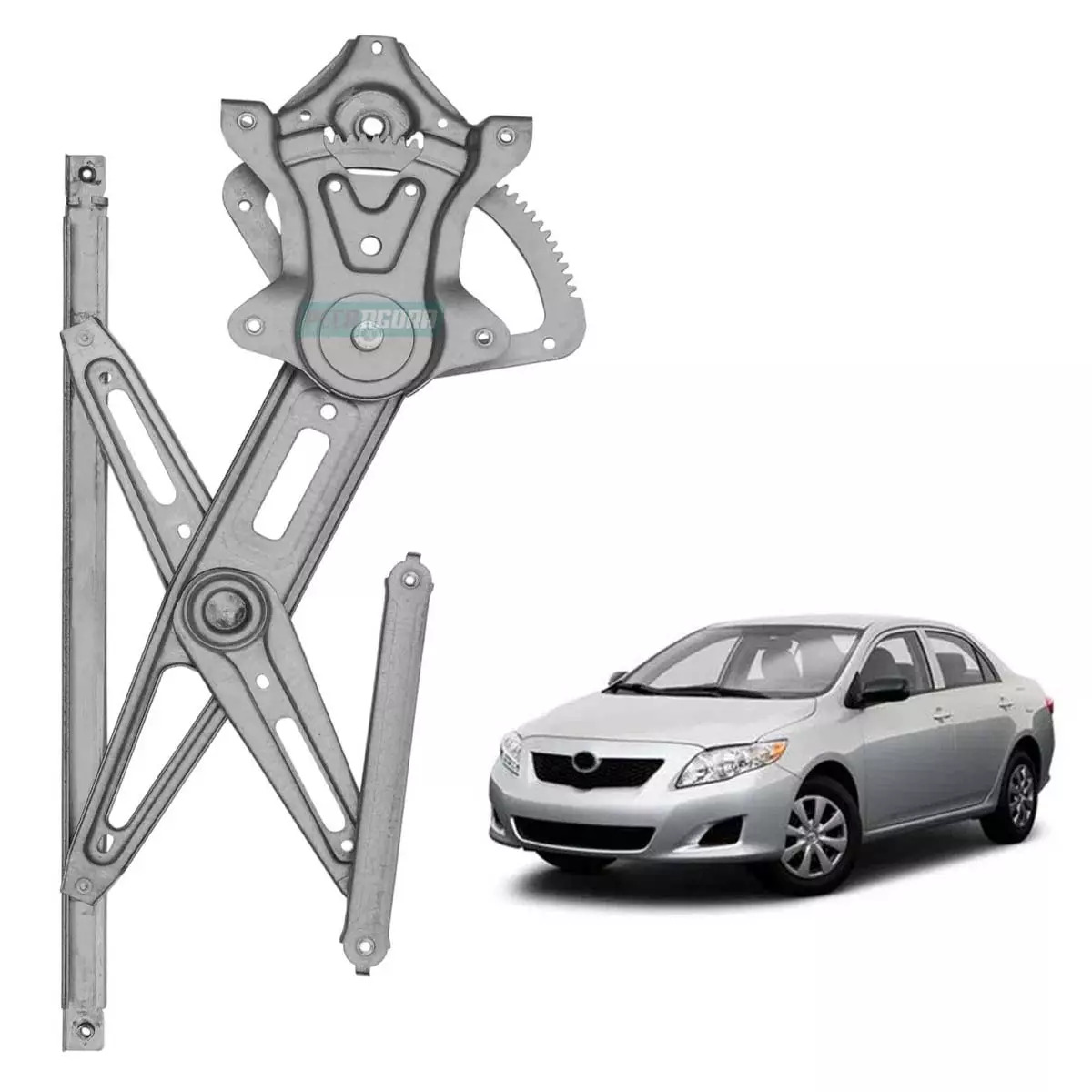 MAQUINA VIDRO ELETRICA 4 PORTAS DIANTEIRA ESQ SEM MOTOR COROLLA 09 A 14 (6980202