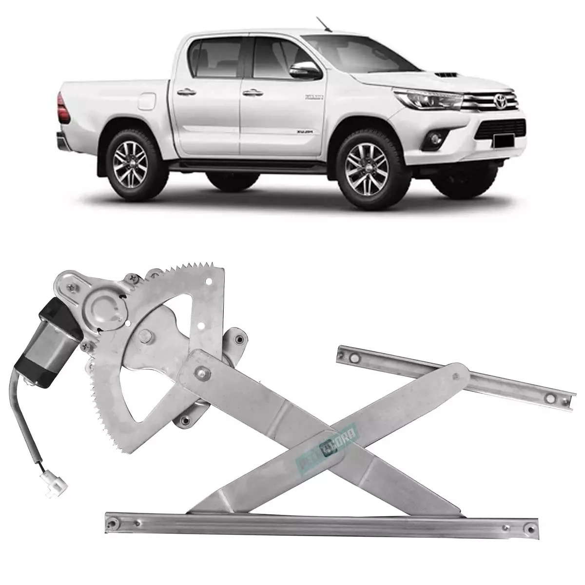 MAQUINA VIDRO ELETRICA DIANTEIRA DIR COM MOTOR 12V MABUCHI HILUX PICAPE SW4 05 A