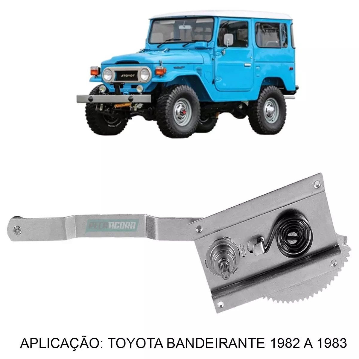 MAQUINA VIDRO MANUAL ESQ BANDEIRANTE 82 A 83 PINO ESTRIADO 2 PORTAS (6980298002A