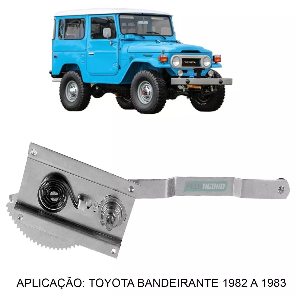 MAQUINA VIDRO MANUAL DIR BANDEIRANTE 82 A 83 PINO ESTRIADO 2 PORTAS (6980198002A