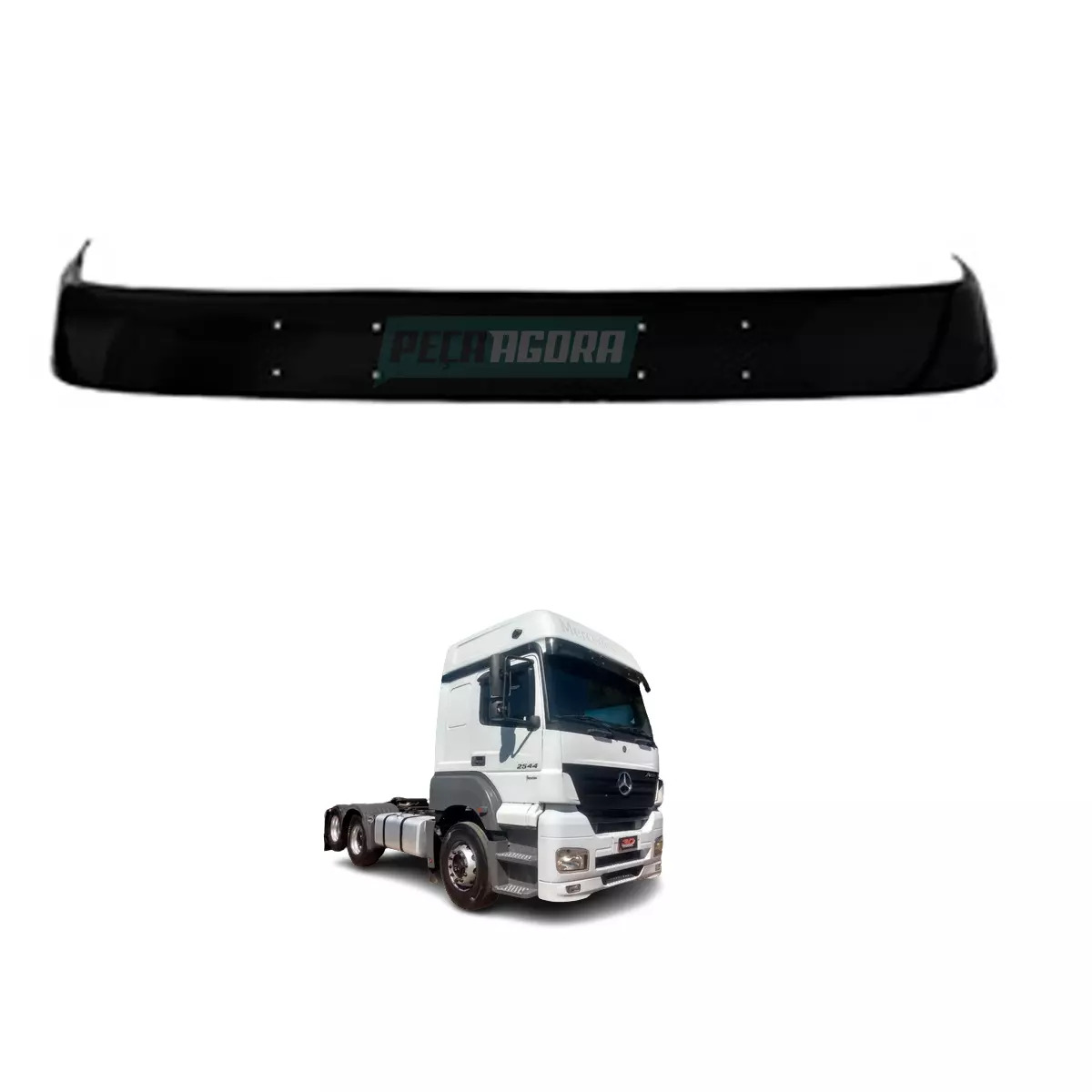 TAPA SOL MB AXOR ATEGO TETO ALTO ACRILICO (9738110510-)