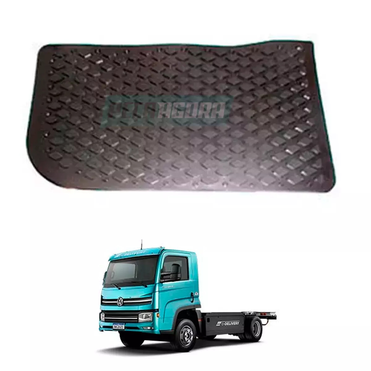 TAPETE DE ESTRIBO INTERNO LD PRETO VW  (100100173-T00863736A)