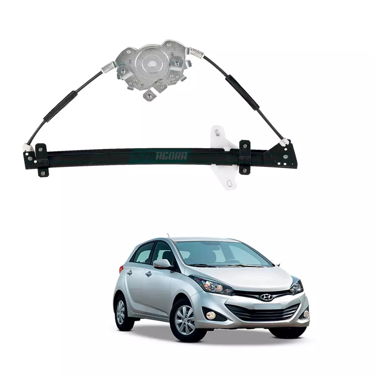 MAQUINA VIDRO ELETRICA 4 PORTAS DIANTEIRA ESQ SEM MOTOR MABUCHI HB20 12 EM DIANT