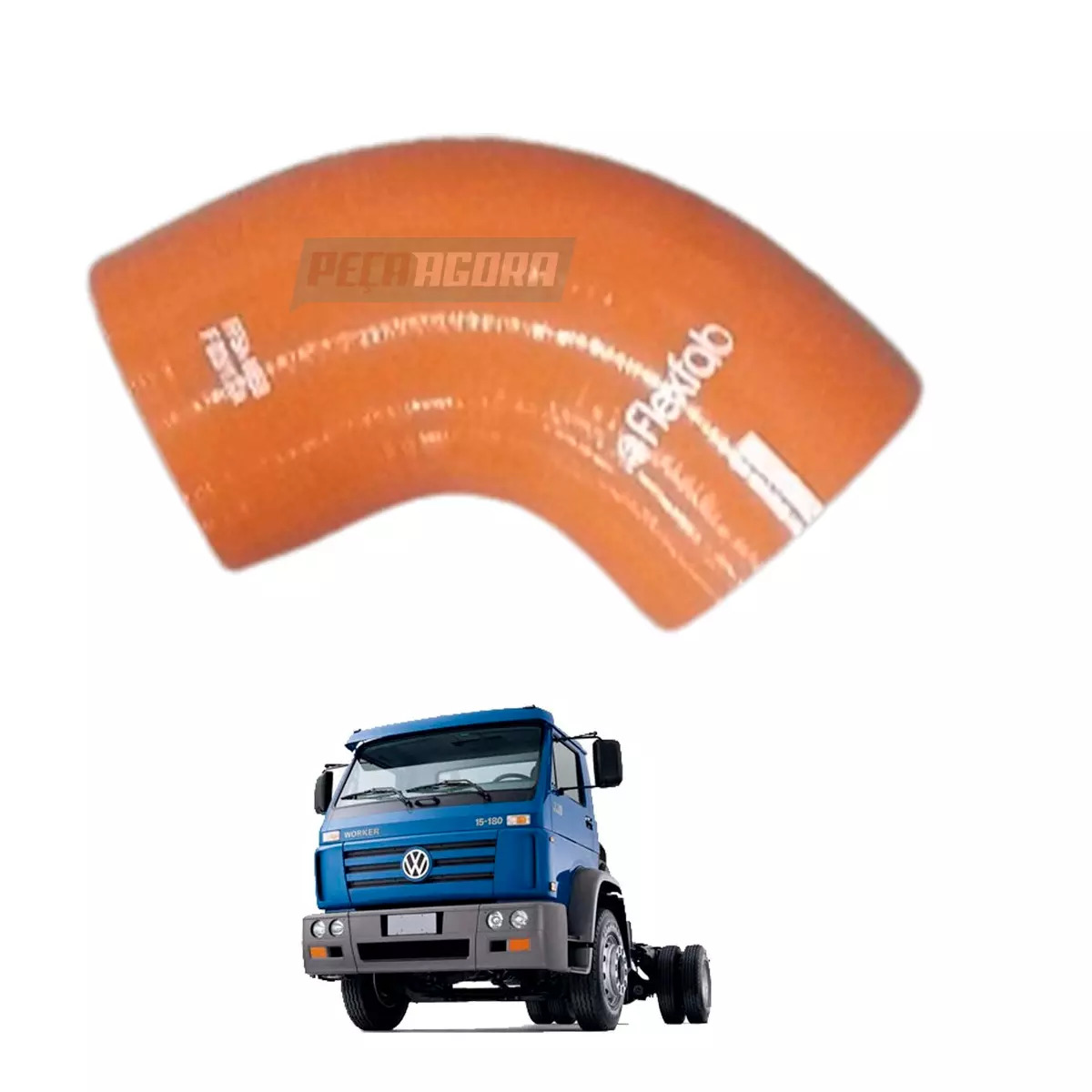 MANGUEIRA LIGACAO INTERCOOLER COLETOR VW 16180CO 16210CO 17240OT 17210OD FORD B1