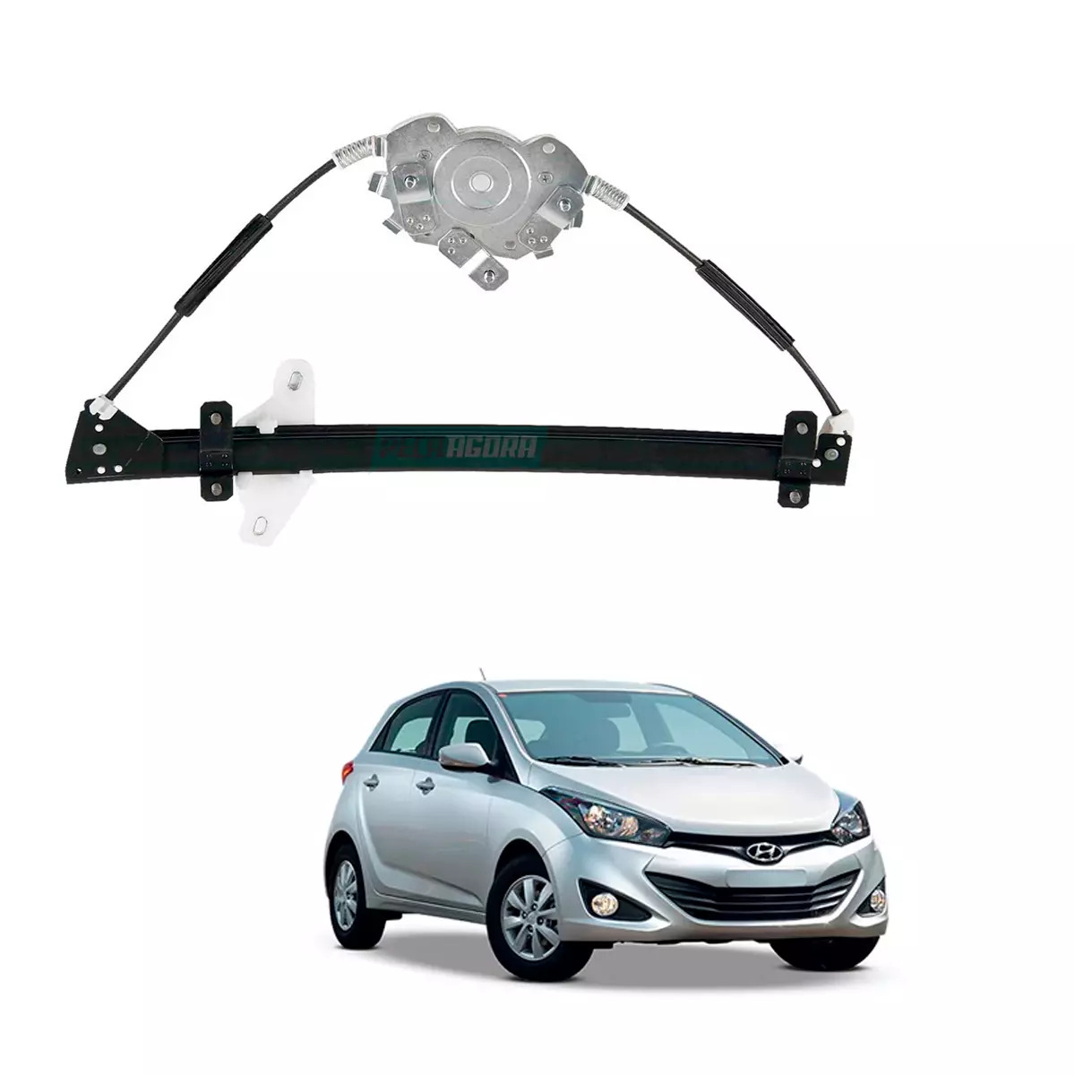 MAQUINA VIDRO ELETRICA 4 PORTAS DIANTEIRA DIR SEM MOTOR MABUCHI HB20 12 EM DIANT