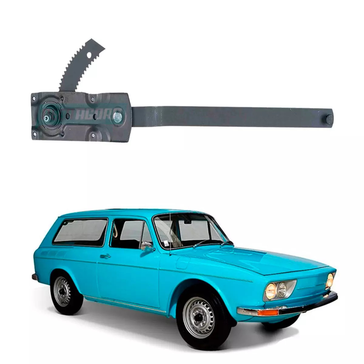 MAQUINA VIDRO MANUAL ESQ VARIANT 70 A 77 2 PORTAS (1318375011-R4109E)