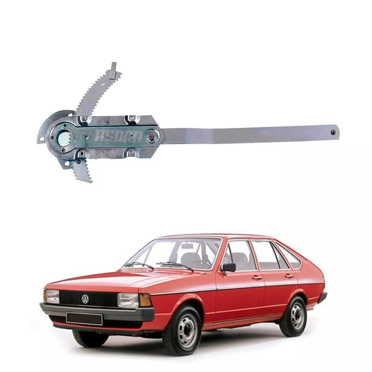 MAQUINA VIDRO ELETRICA ESQ SEM MOTOR MABUCHI PASSAT 74 A 81 2 PORTAS (ZBA837399-