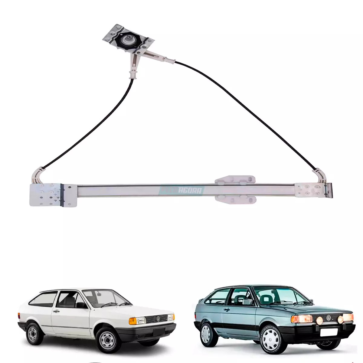 MAQUINA VIDRO MANUAL DIREITA GOL PARATI SAVEIRO VOYAGE ATE 87 PINO CURTO (305837