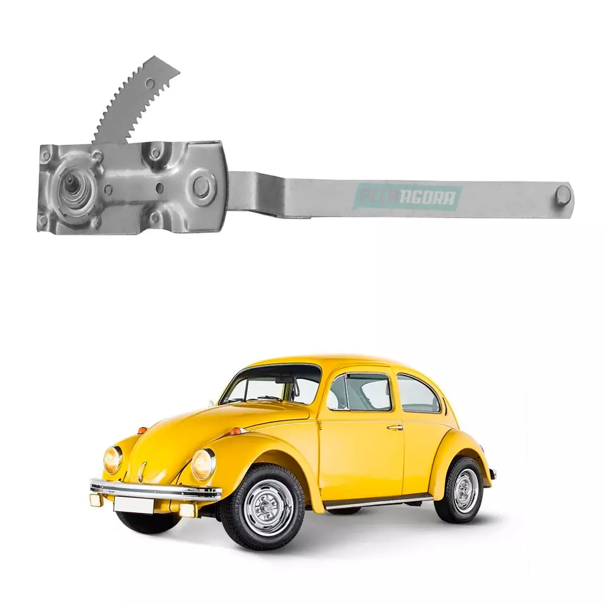 MAQUINA VIDRO MANUAL ESQUERDA VW FUSCA SEDAN 71 A 96 (1138375011-R4108E)