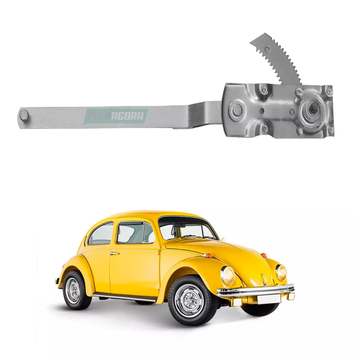 MAQUINA VIDRO MANUAL DIREITA VW FUSCA SEDAN 71 A 96 (1138375021-R4108D)