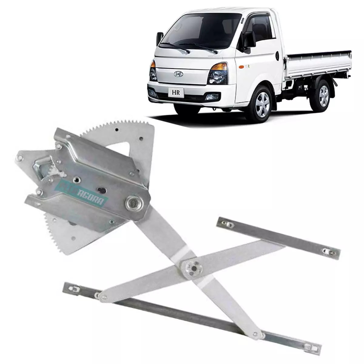 MAQUINA DE VIDRO ELETRICA 2 PORTAS DIREITA SEM MOTOR MABUCHI 8 DENTES HR 2005 EM