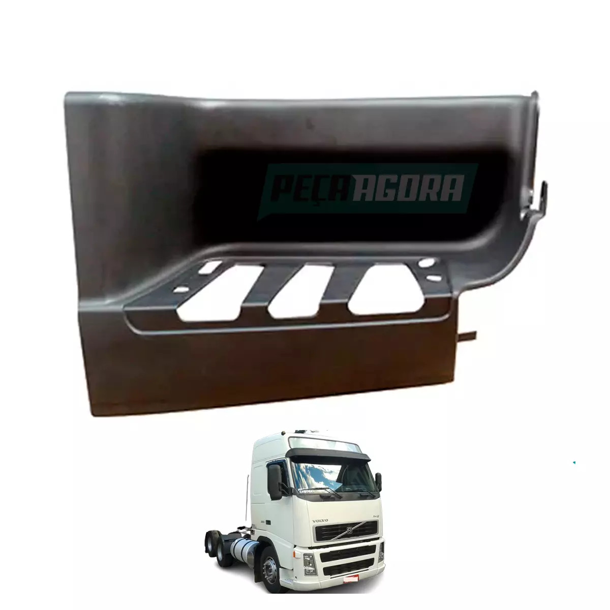 ESTRIBO INFERIOR DIREITO VOLVO FH FM - 2004 A 2014 (3175407-20529640-C30066)