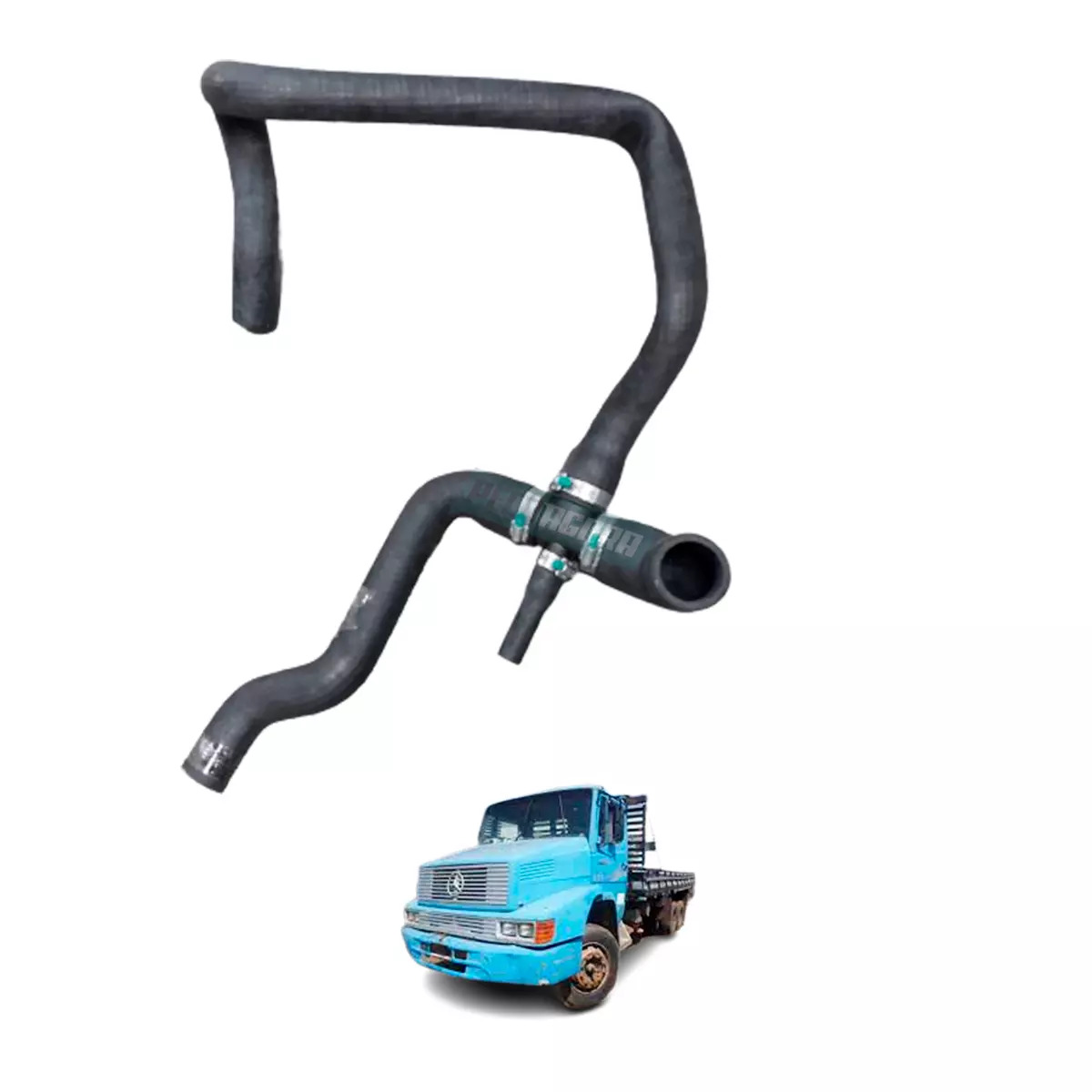 MANGUEIRA BOMBA DAGUA AO RADIADOR MB 1218 1318 1319 (6955012582)