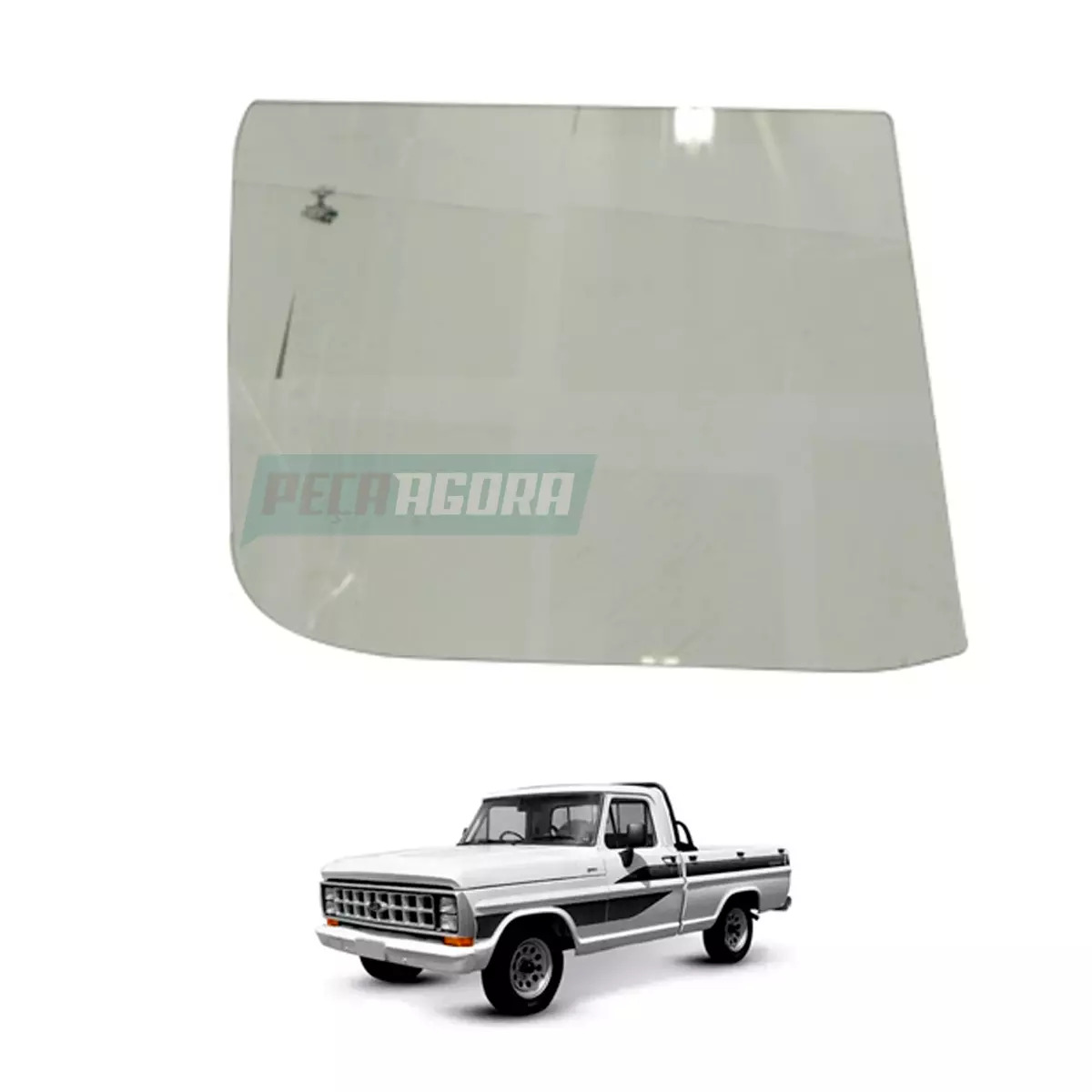 VIDRO PORTA INCOLOR FORD F1000 F4000 F600 F11000 F22000 72 A 92 (C7TB8121410A)