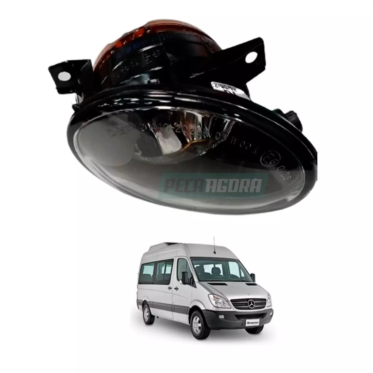 FAROL AUXILIAR LADO ESQUERDO MBB SPRINTER 2016 ATE 2022 (909454193-R26493)