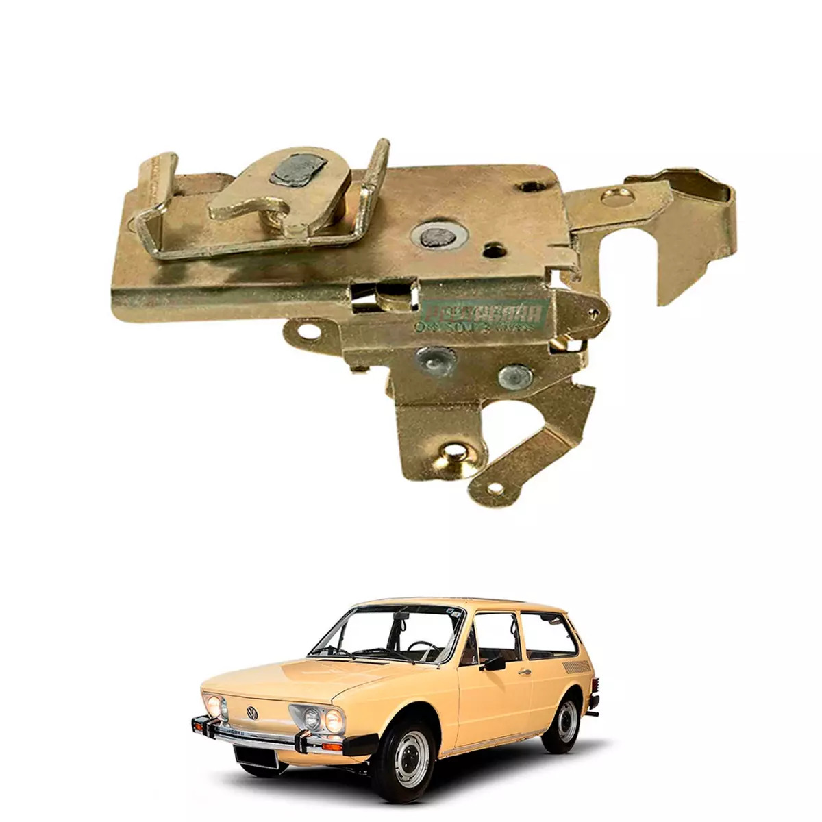 FECHADURA PORTA ESQ VW BRASILIA 73 A 82 FUSCA 78 A 96 VARIANT 78 A 82 (102837015