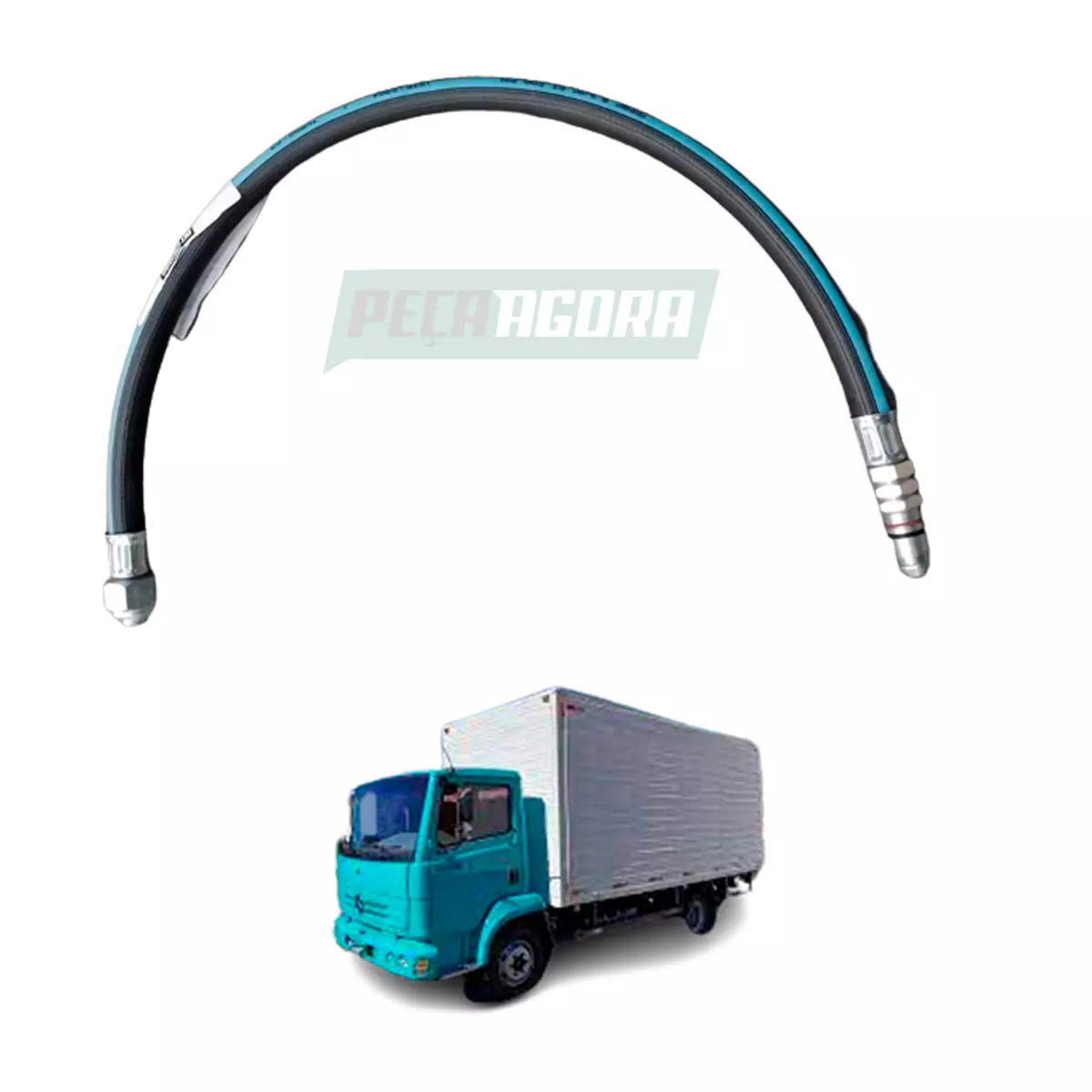 MANGUEIRA DE FREIO DIANTEIRA MB 712 914 MERCEDES BENZ (6884208048)