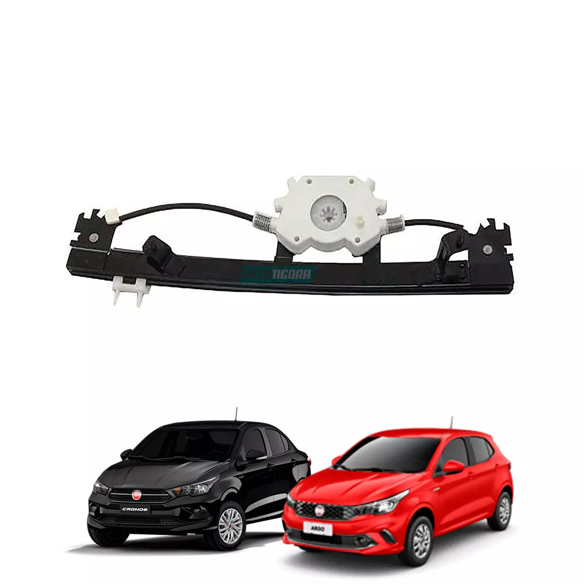 MAQUINA VIDRO ELETRICA TRASEIRA ESQ SEM MOTOR MABUCHI ARGO 16 EM DIANTE CRONOS 1