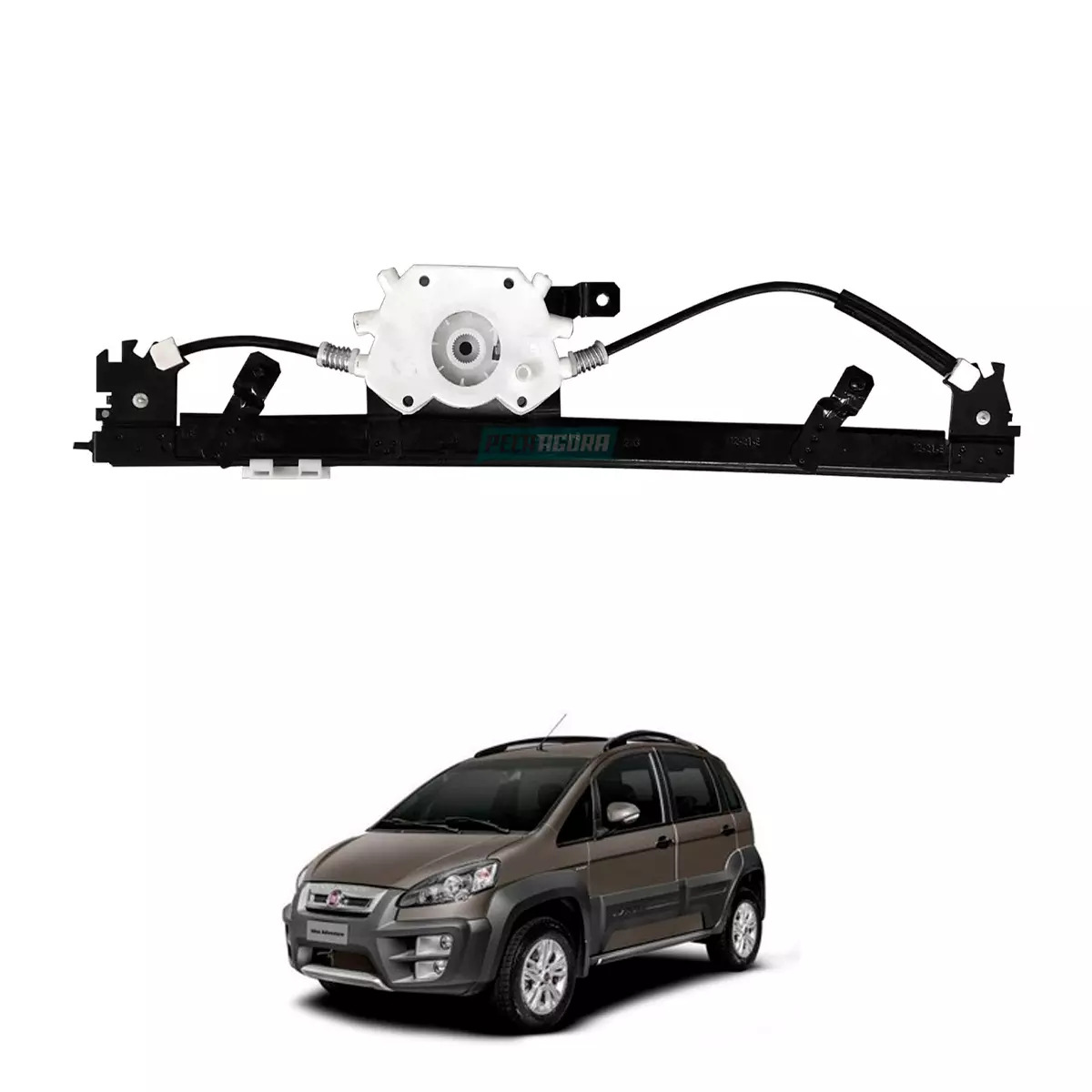 MAQUINA VIDRO ELETRICA DIANTEIRA ESQ SEM MOTOR IDEA 05 A 16 (51736135-R1465E-SM)