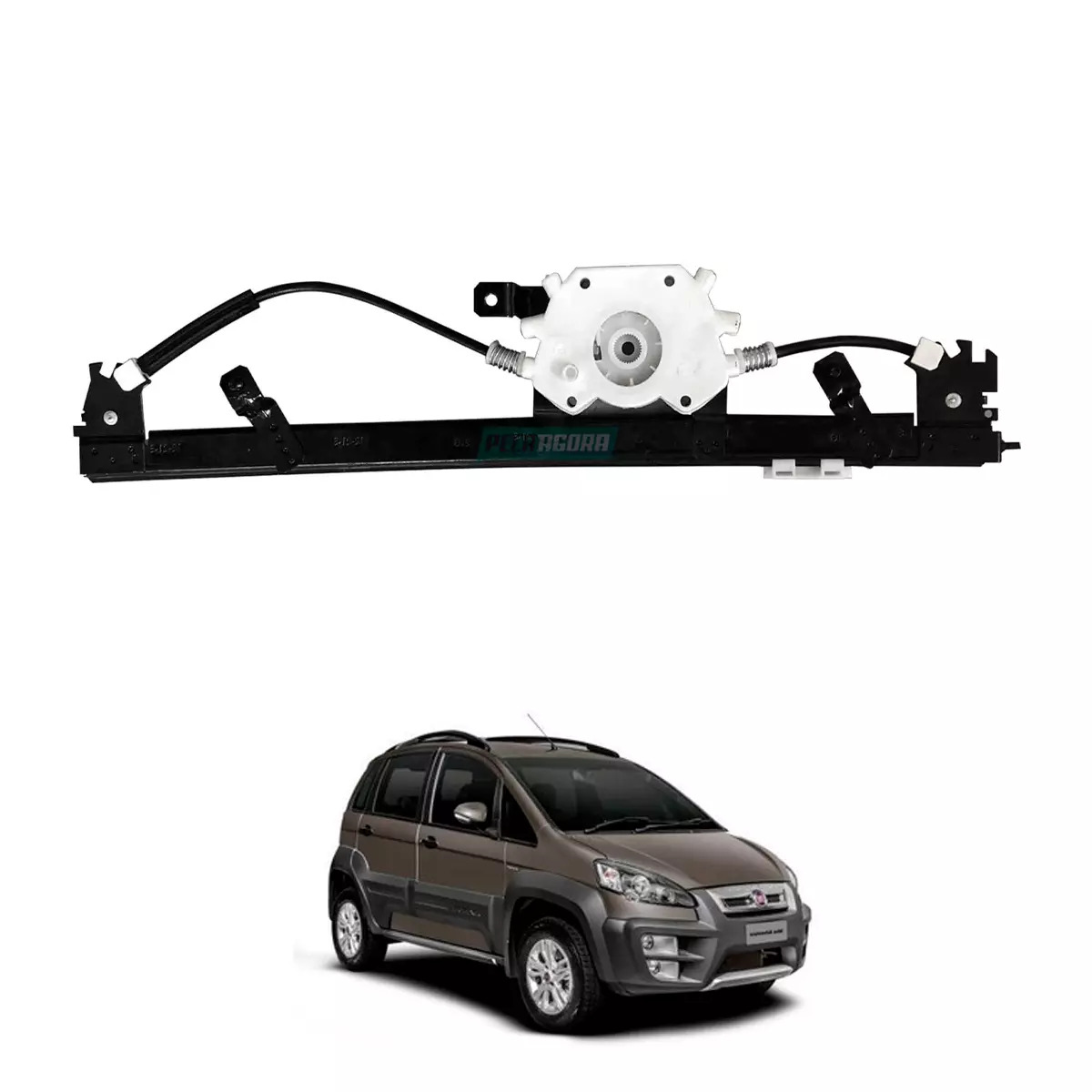 MAQUINA VIDRO ELETRICA TRASEIRA DIR SEM MOTOR IDEA 05 A 16 (51736259-R1466D-SM)