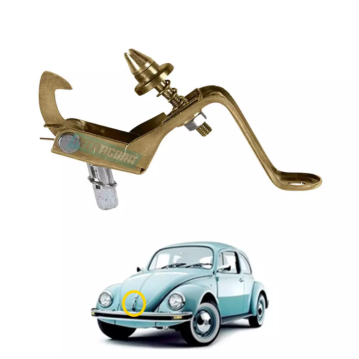 FECHO DO CAPO DIANTEIRO SUPERIOR FUSCA 1300 1500 1600 71 A 81 (111823507F-F4203S