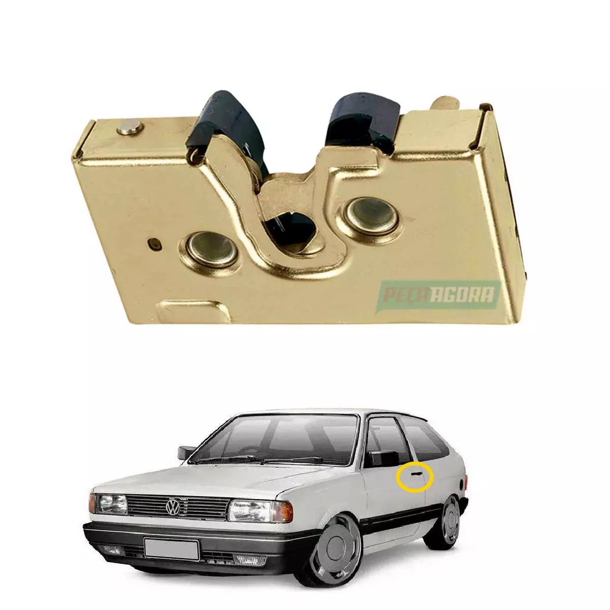 FECHADURA PORTA DIANTEIRA ESQ GOL PARATI 88 A 94 SANTANA 84 A 90 (3058370153-F44
