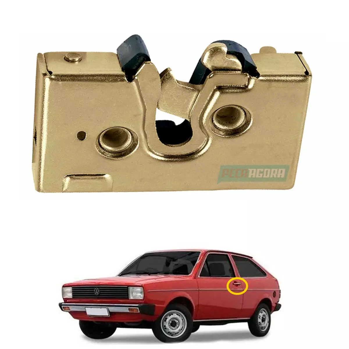 FECHADURA PORTA ESQ GOL VOYAGE 80 A 87 PARATI SAVEIRO 82 A 87 (3058370151-F4395E