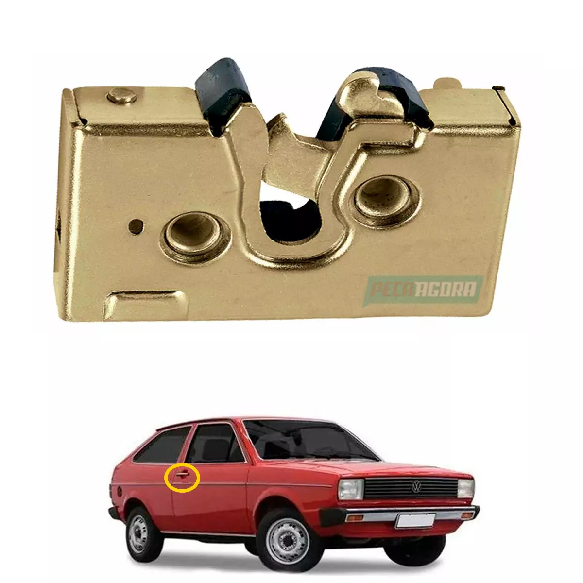 FECHADURA PORTA DIR GOL VOYAGE 80 A 87 PARATI SAVEIRO 82 A 87 (3058370161-F4395D