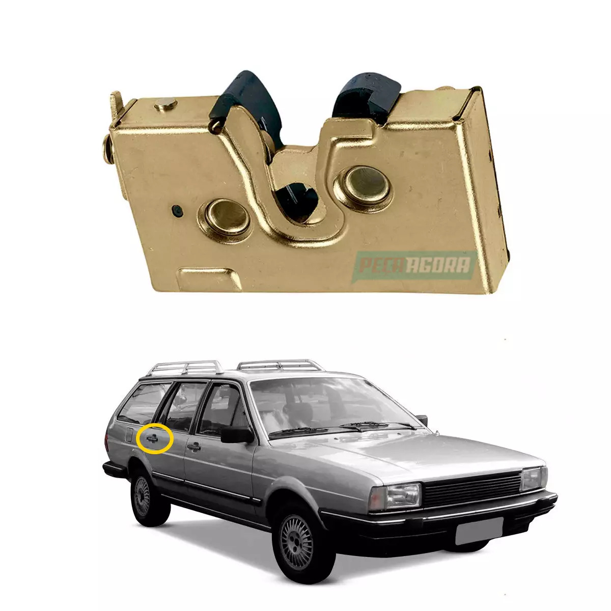 FECHADURA PORTA TRASEIRA DIR SANTANA QUANTUM 84 A 90 2 OU 4 PORTAS (ZBD839016-F4