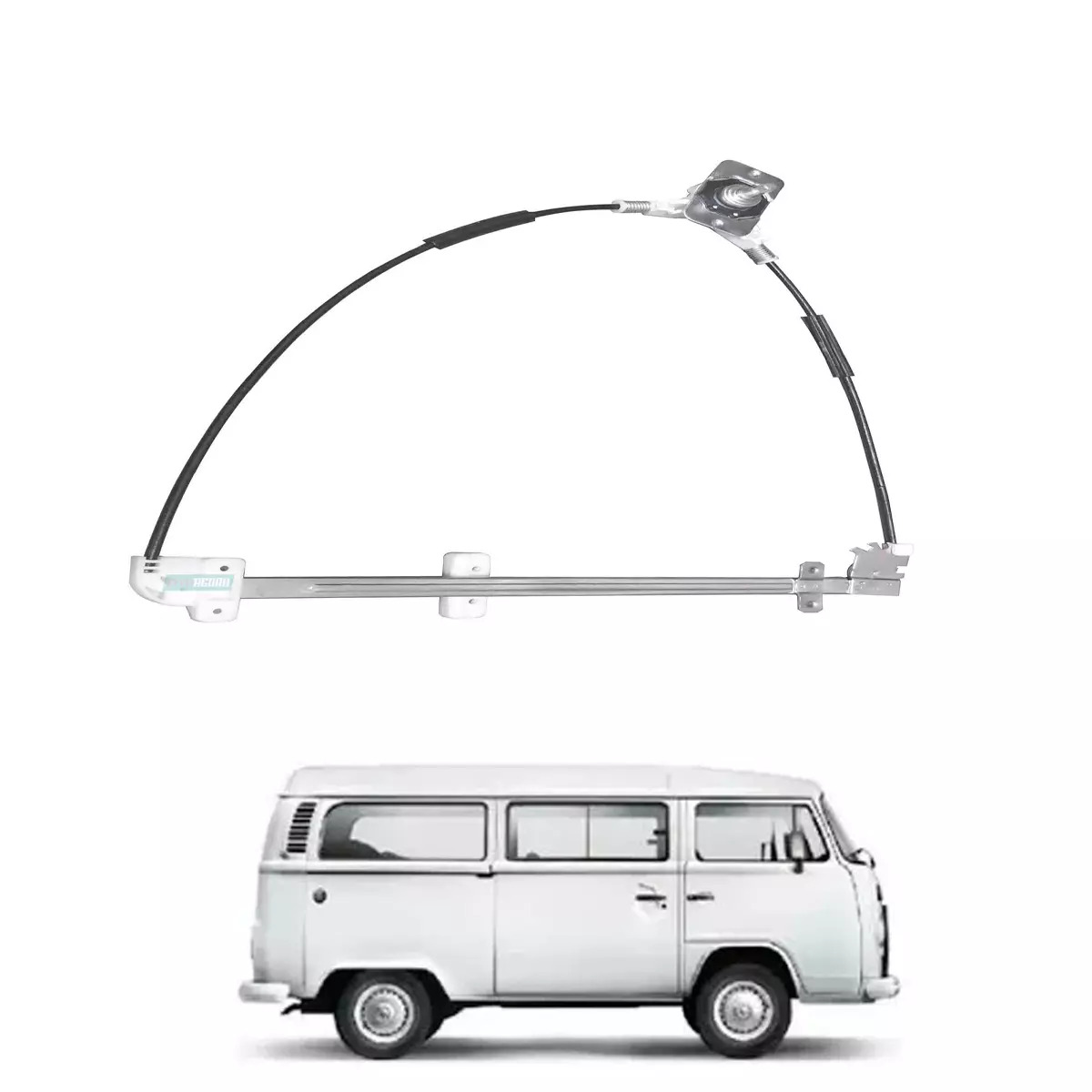 MAQUINA VIDRO MANUAL DIREITA KOMBI 08 A 14 (7X0837502-R4099D)