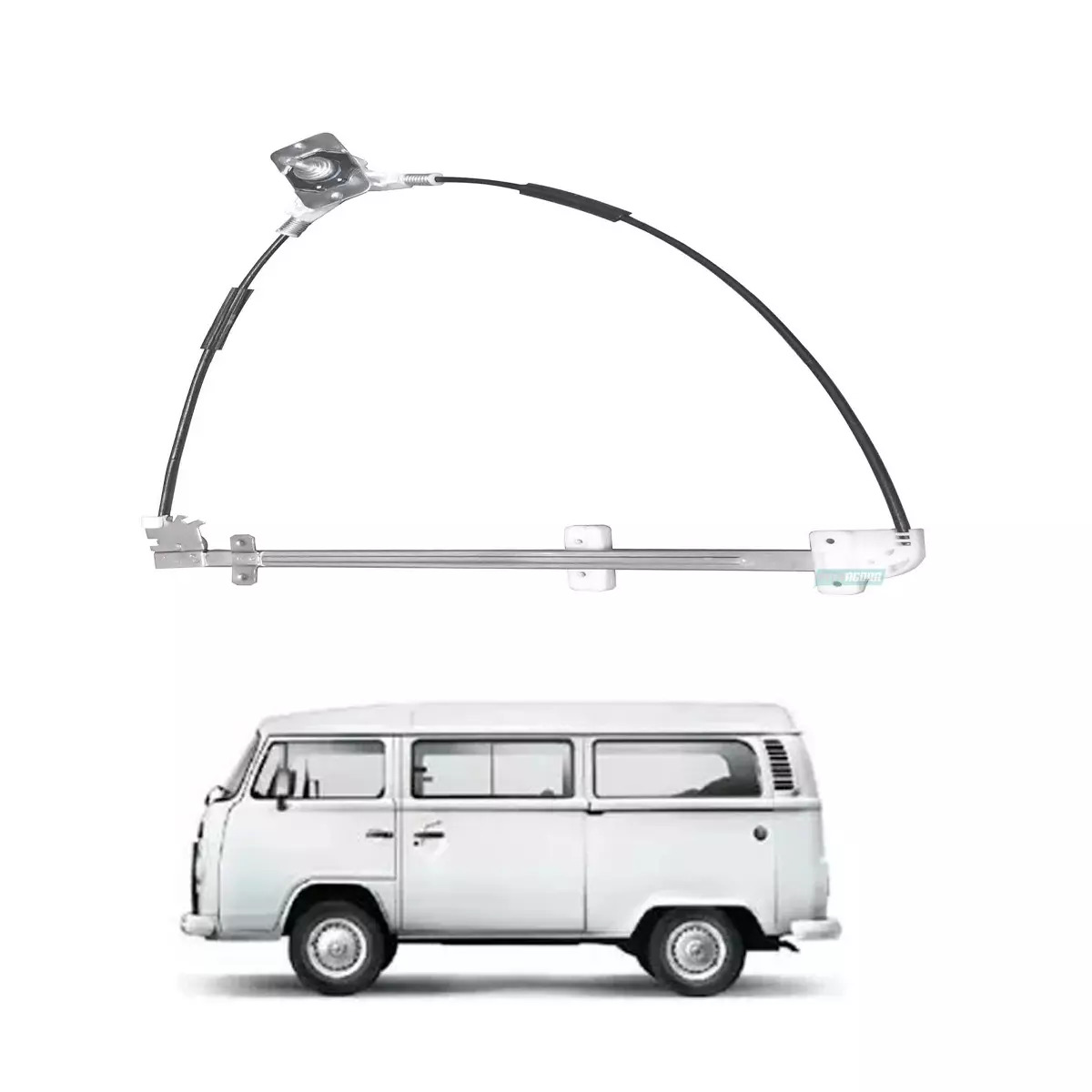 MAQUINA VIDRO MANUAL ESQUERDA KOMBI 08 A 14 (7X0837501-R4099E)