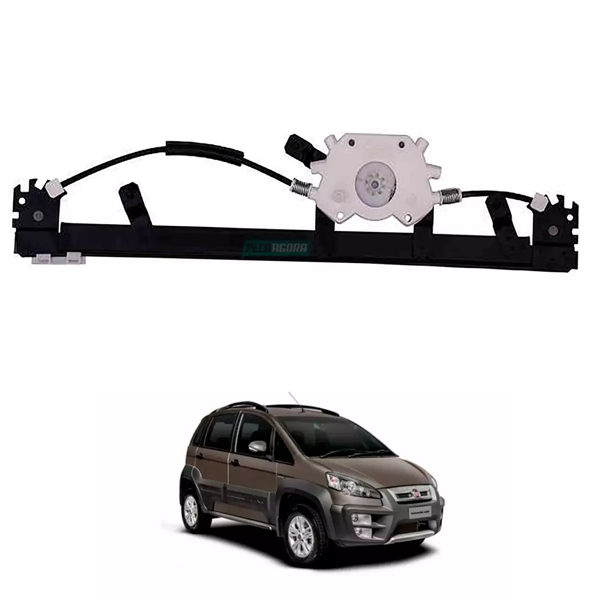 MAQUINA VIDRO ELETRICA TRASEIRA DIR SEM MOTOR MABUCHI IDEA 05 A 16 (51783847-R14