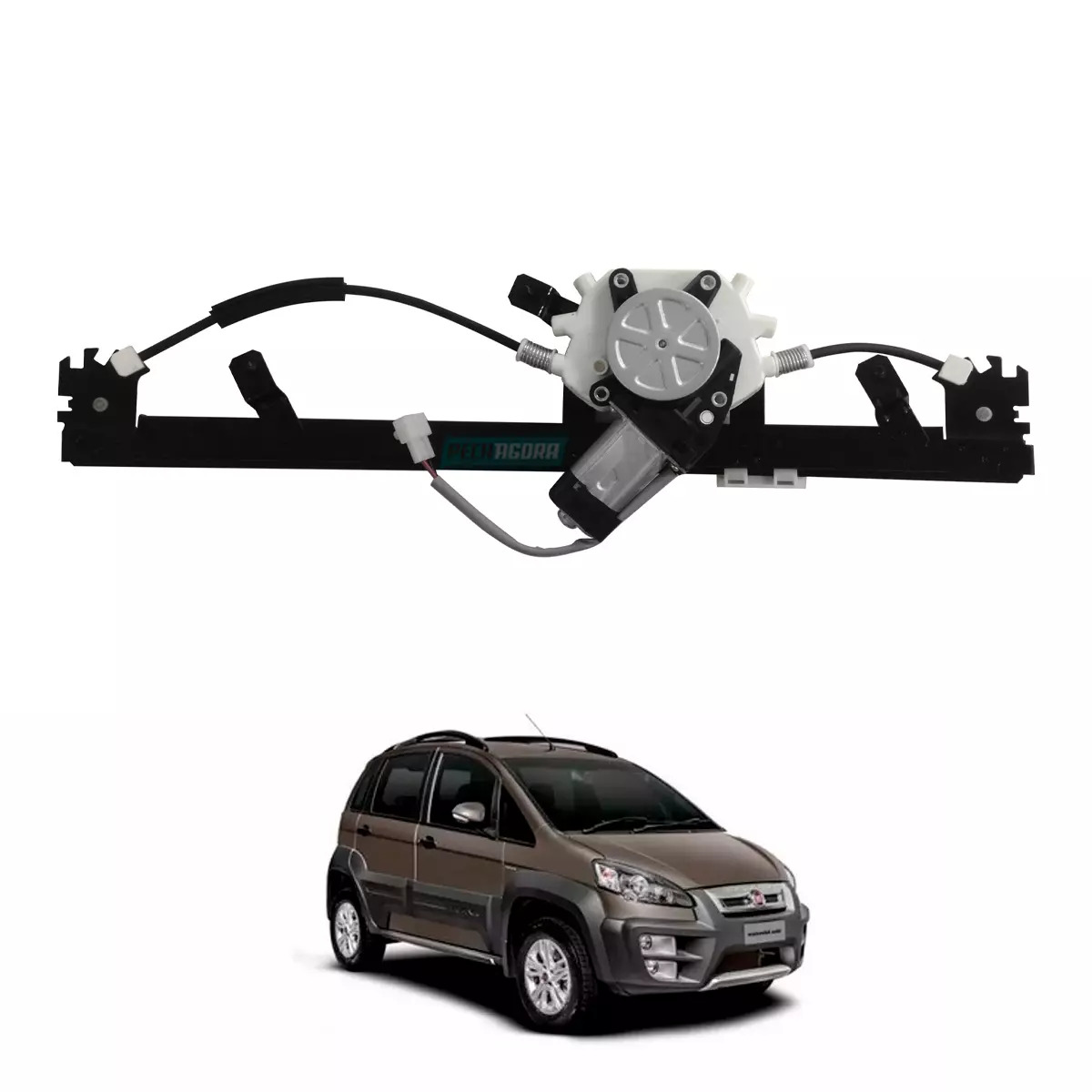 MAQUINA VIDRO ELETRICA TRASEIRA DIR COM MOTOR MABUCHI IDEA 05 A 16 (51783847-R14