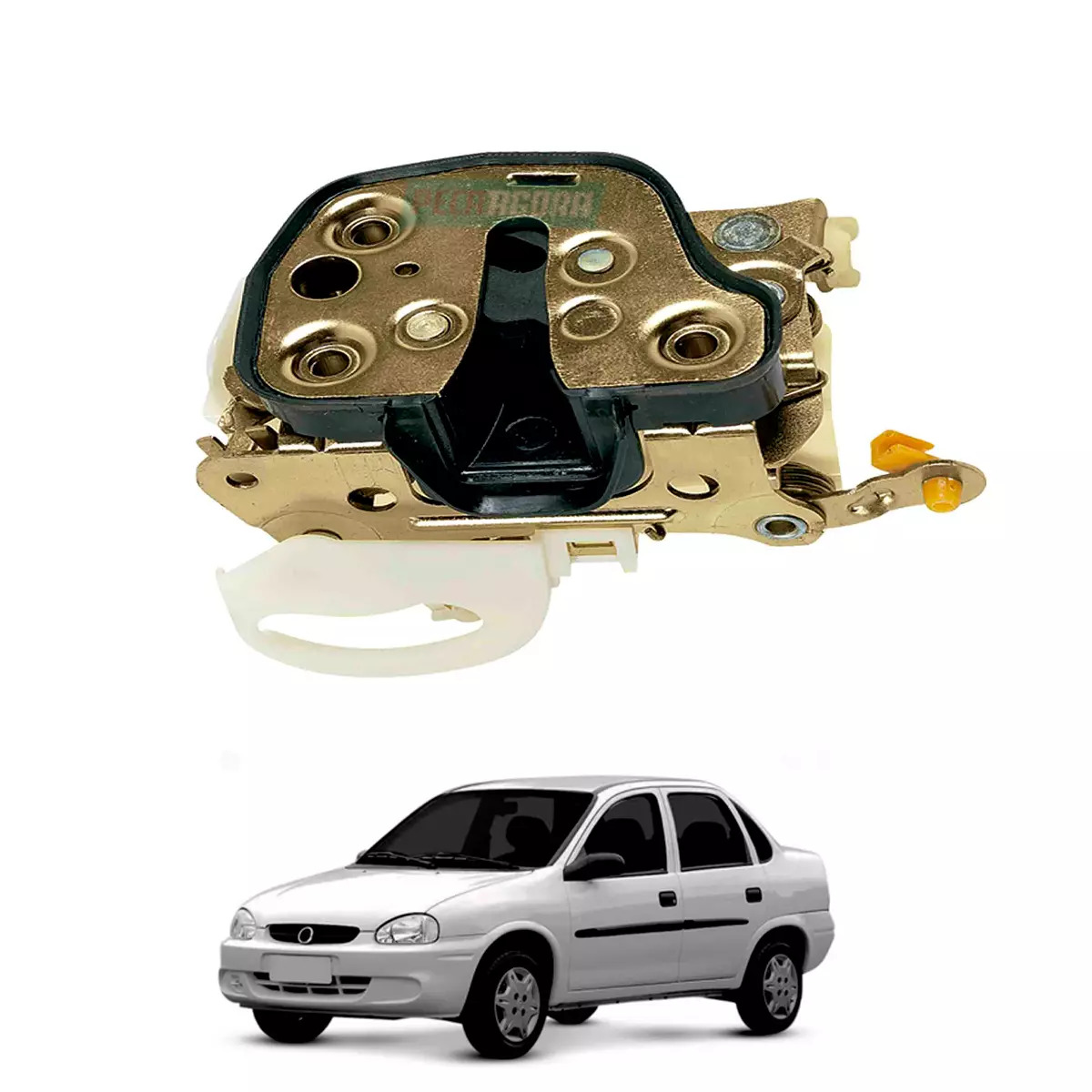 FECHADURA PORTA DIANTEIRA ESQ GM CORSA  SEDAN 94 A 02 CLASSIC 02 A 10 (90452381-