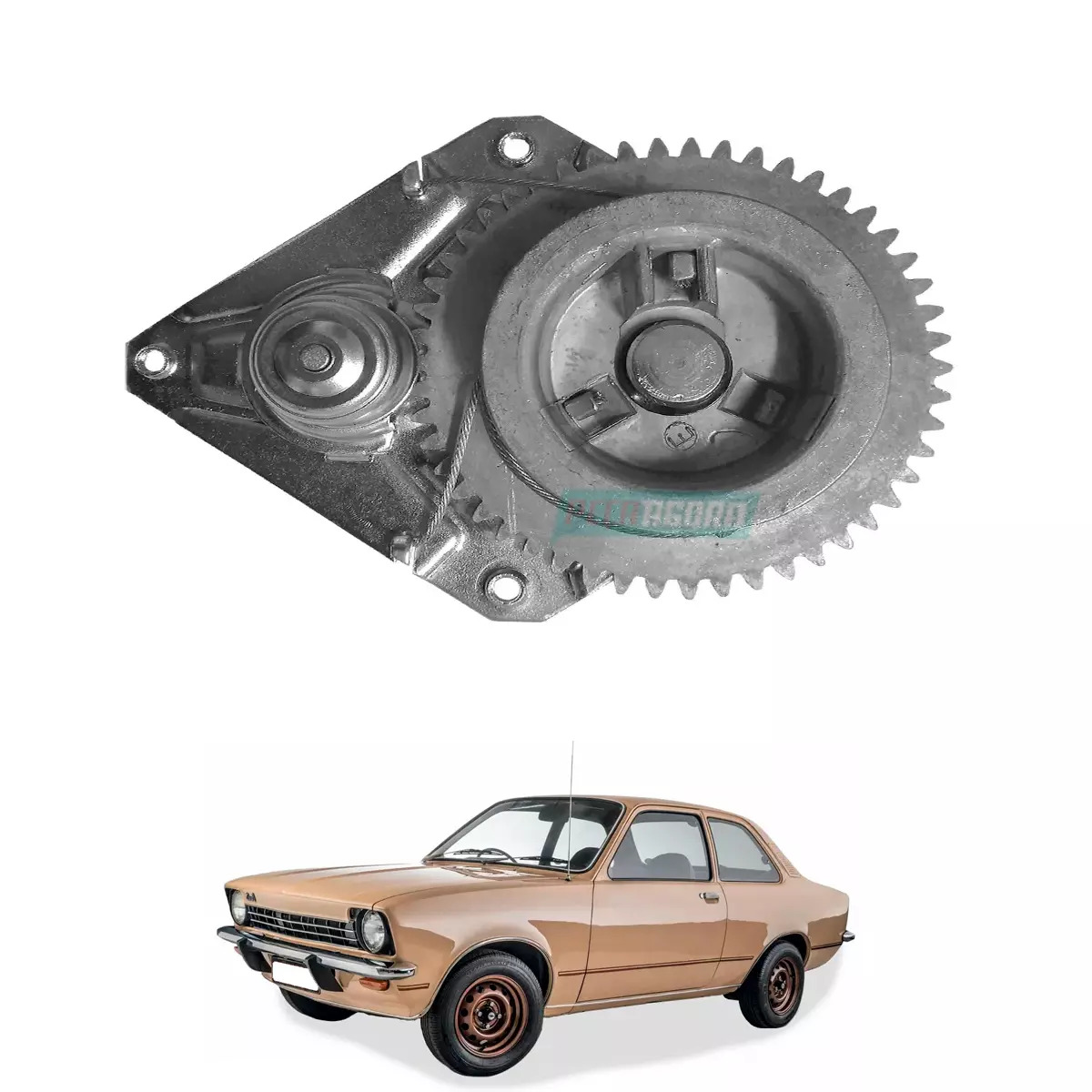 MAQUINA VIDRO MANUAL ESQ GM CHEVETTE 73 A 82 MARAJO 80 A 82 (9299581-R3112E)