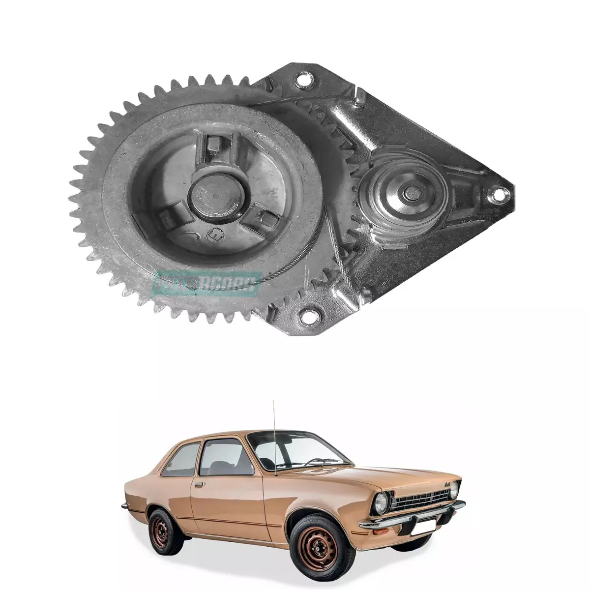 MAQUINA VIDRO MANUAL DIR GM CHEVETTE 73 A 82 MARAJO 80 A 82 (9299582-R3112D)