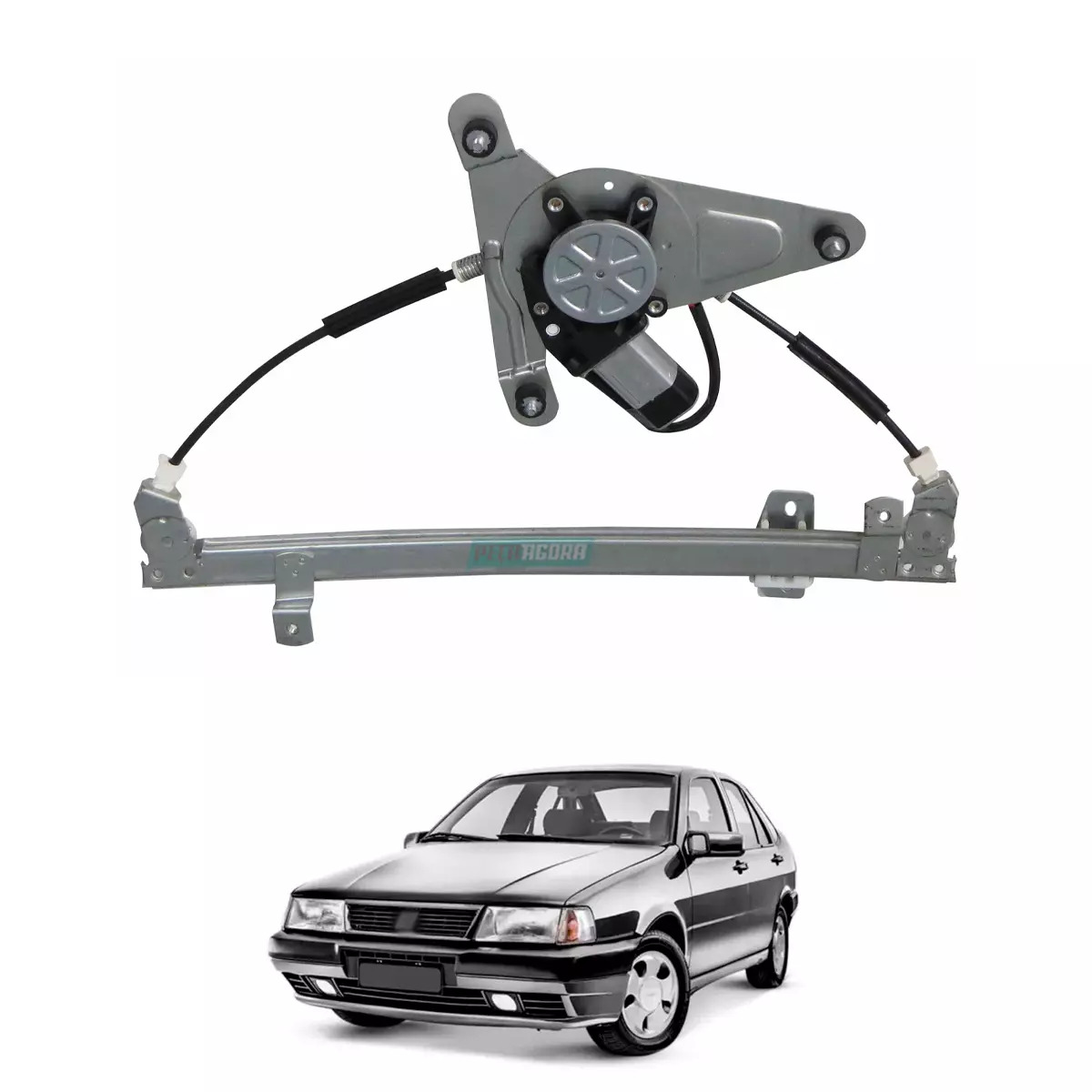 MAQUINA VIDRO ELETRICA DIANTEIRA ESQ COM MOTOR MABUCHI TEMPRA 92 A 99 (50004956-