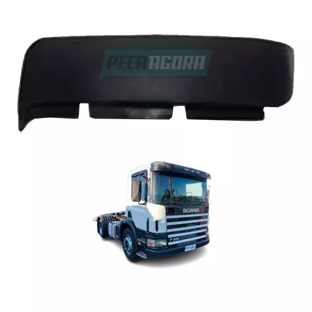 ACABAMENTO DEFLETOR DIREITO PARA SCANIA P94 P114 P124 SERIE 4  (1370108..)