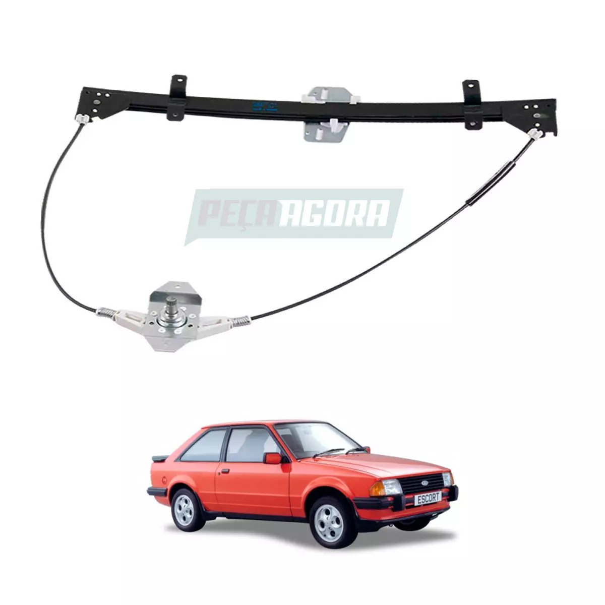 MAQUINA VIDRO MANUAL DIR ESCORT 1993 ATE 1996 LOGUS 1993 ATE 1997 (547837502B-R4