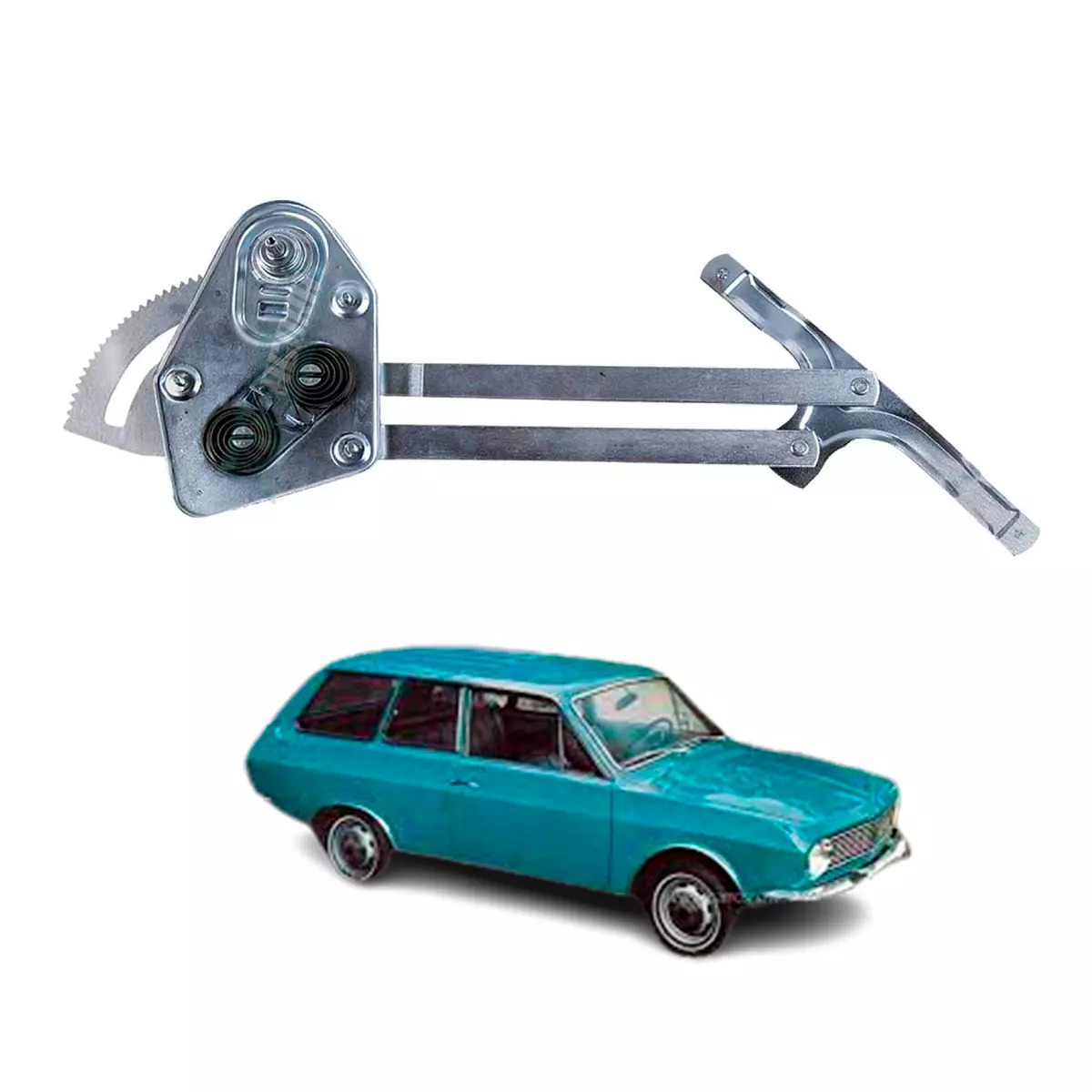 MAQUINA VIDRO MANUAL DIANTEIRA ESQ BELINA 1972 ATE 1997 CORCEL 1972 ATE 1978 (BD