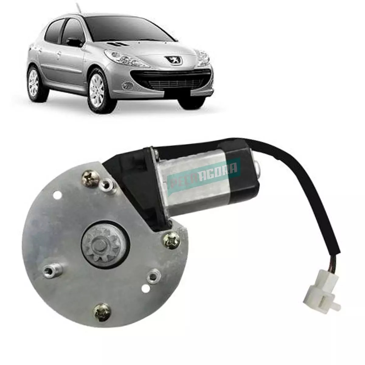  MAQUINA VIDRO ELETRICA DIANTEIRO DIR COM MOTOR MABUCHI 206 1998 A 2007 (R7710D)