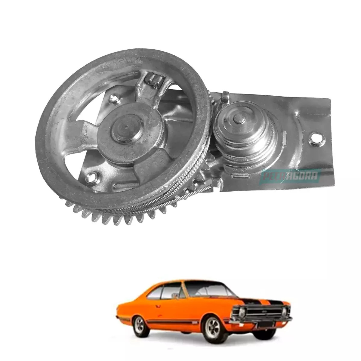 MAQUINA VIDRO MANUAL DIREITA OPALA 72 A 88 2 PORTAS CARAVAN 75 A 92  (7331080-R3