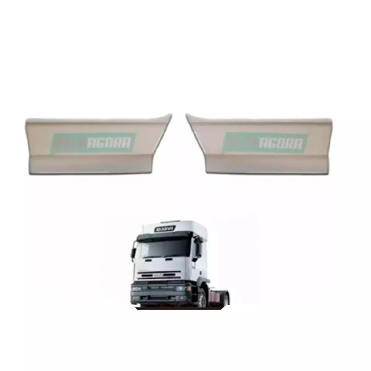 PAR TAPA ESTRIBO PEGA CHINELO IVECO EUROTECH (R010174)